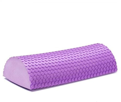 Rodillo Masaje Muscular,semicírculo Masaje EVA Eje De La Espuma,Fitness Foam Roller,Cilindro De Gomaespuma Para De Dolores,yoga Pilates Equipo De Gimnasio Con Masaje Punto Flotante