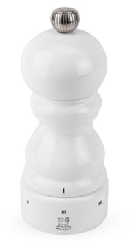 PEUGEOT - Macinasale Paris u'Select 12 cm - 6 gradi di macinazione preimpostati - Innovativo meccanismo di macinazione Zirlion per sale fine polvere - In legno certificato PEFC - Know-how francese