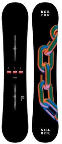 Burton Snowboard Cultivator Flat Top Chain Link Herren – Größe 160 breit – Schwarz