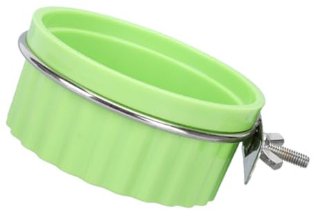 Bols De Nourriture pour Oiseaux Bols d'eau avec Supports De Pinces Gobelets 'Alimentation Perroquets Cage À Perroquets Mangeoires Cage À Calopsittes Bol 'Eau