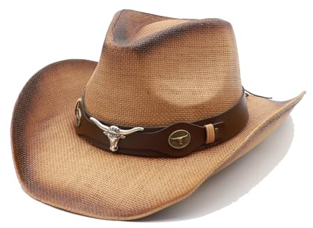 MivBuks Chapeau Cowboy Femme Chapeau Western Homme Cowboy Hat Homme