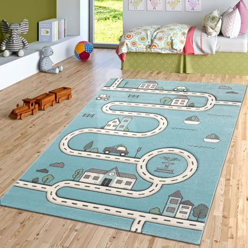 TT Home Deep-Pile Living Room Rug Washable Shaggy Flokati Look One Colour In Grey, Size:120x170 cm