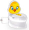 Meine kleine Toilette Küken mit Spülsound und Toilettenpapierhalter - leicht zu reinigen, Saugknöpfe für Guten Halt, Klopapierhalter, Rückenlehne abnehmbar, LED Licht