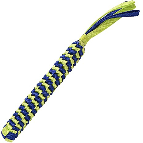 Bobby Canifrance, Cotonosso Scouby S, Cuerda de Juego para Perros en Nylon, Juego para Perros tamaño Grande, Mediano, Pequeño, Resistente, Verde, 35 cm