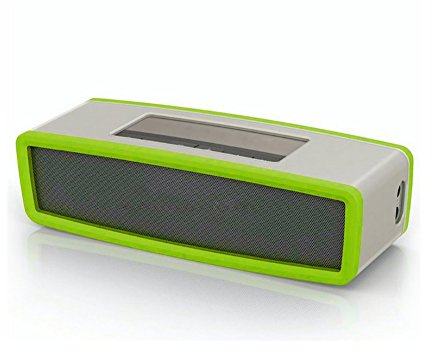 Travel Silicone Carry Bag Compitable With Mini Speaker Wireless Computer Speakers (green, One Size)
