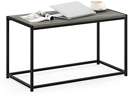Furinno Mesas de café, Roble francés Gris, 40 x 76.2 x 44.45 cm