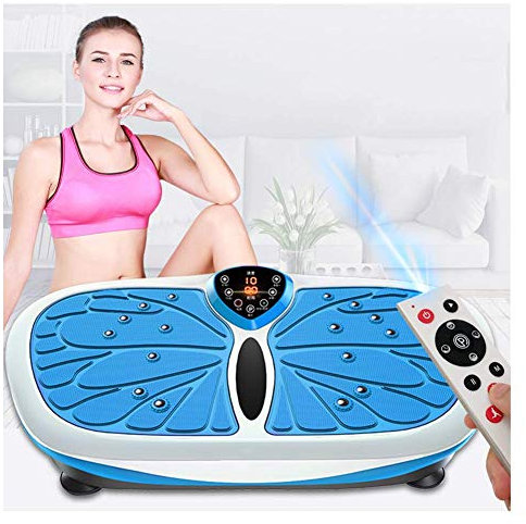 Pedana Vibrante Piastra vibrante fitness, piastra fitness per tutto il corpo con capacità di 150 kg Macchina vibrante a 99 livelli con telecomando, per dimagrire a casa, tonificante e modellante