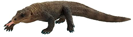 Bullyland 63695 Statuetta di gioco Komodowaran, ca. 18 cm, dettagliato, senza PVC, ideale come piccolo regalo per bambini dai 3 anni in su