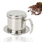YYYFEI vietnamesische Kaffeefilterpresse, tragbarer vietnamesischer Kaffeefilter aus Edelstahl, manueller Kaffeefilter für Zuhause, Büro, Café, Restaurant