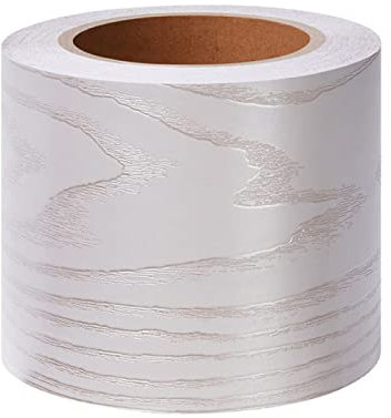 VisitRyl Bordure de papier peint Bois d'argent occidental en relief Décoration murale amovible Frise Murale Autocollant imperméable en PVC Plinthe Autocollant 5cm X 500cm