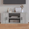 FIRBNUS Mueble de TV Madera contrachapada Gris Sonoma Mueble Salon Moderno Muebles De Salon Mueble TV Madera Gabinete De TV Mueble TV Salon Mueble De TelevisióN 100x35x40 cm 4 Compartimentos