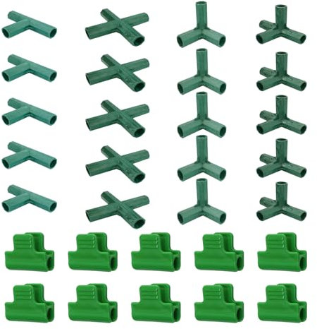 20 Pezzi Di Connettori Per Serre, 10 Pezzi Di Morsetti Per Laminazione, Accessori Per Grondaie Per Serre, Connettori Per Telai Per Serre, Accessori Per Staffe Da Giardinaggio