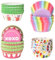 400 Piezas Moldes de Papel para Muffins, Papel para Magdalenas, Cápsulas Magdalenas Papel, Papel para Cupcakes, Cupcake Cases, para Hornear, Postres, Fiestas, Cumpleaños(4 Estilos)