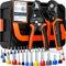 SOMELINE® Sechskant Crimpzange Set, 36 Arten [0,25-10mm²] Aderendhülsen Set, mit Sechskant Aderendhülsenzange und Automatischer Abisolierer, Crimpzangen - Krimpzange - Stapelbare Sortierboxen Kit