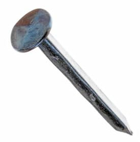 Chiodi lucchetto, lunghezza 30 mm, set da 10 pezzi, chiodi, chiodi forgiati, chiodi decorativi forgiati, effetto anticato, superficie blu-nera