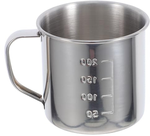 UKCOCO Gobelet Garçon Fille Inox Avec Poignée Et Graduation Tasse Ludique Pour Apprentissage Robuste Et Incassable Maison Et Maternelle