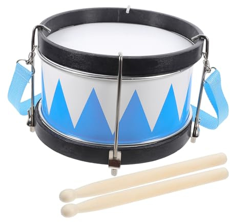 JUMPLAWN Kid Snare Drum Music Instrument with Drumsticks and Strap - Educational Percussion Toy for Toddlers and Children Enhances Concentration and Musical Skills for Home and Classroom
