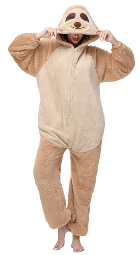 LATH.PIN Combinaison Pyjama Kigurumi Adulte Unisexe Animal Costume Cosplay Déguisement de Soirée Onesies Pilou Pilou Vêtements de Nuit Sleepwear pour Carnaval Halloween Noel