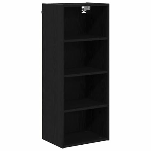vidaXL Armoire Suspendue Chêne Noir 40 x 29,5 x 100 cm