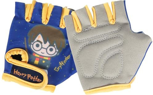 Tataway Guantes de Bicicleta Harry Potter, Guantes Protectores para niños, Ideales para Bicicletas y Actividades al Aire Libre, diseño Original de Harry Potter