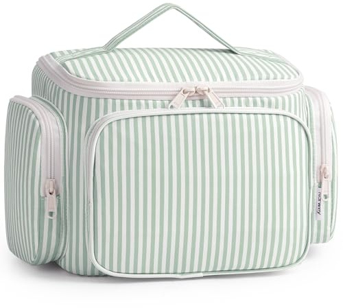 Narwey Stor hängande toalettväska, väskor för hygienartiklar för kvinnor, hygienväska, sminksminkväska, kosmetisk organisatör, flera för kvinnor, flickor, 25 x 15 x 19 cm, Klassisk