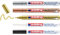 edding 4-751-5-999 Lackmarker Schwarz, Weiß, Gold, Silber, Kupfer 2 mm, 4 mm