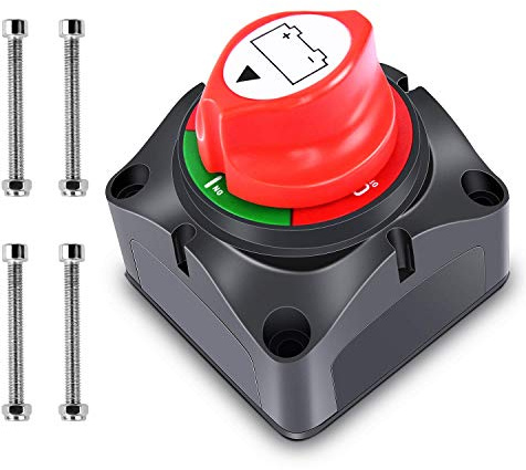 Gebildet 12 V/24 V 275 A batteriisolator, frånkopplingsbrytare, batteri, avstängningsbrytare för husbil, yacht, båt, lastbil, buss, motorcykel, bil