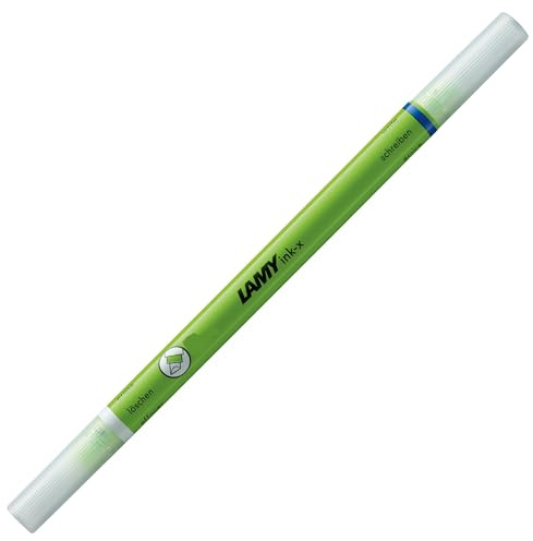 Lamy ink-x - Borrador de tinta de plástico con punta de borrado y punta de corrección, solo para borrar tinta azul real, 1 unidad (1 unidad)