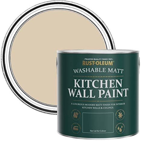 Rust-Oleum Brown Washable Kitchen Wall Paint in Matt Finish - Warm Clay 2.5L