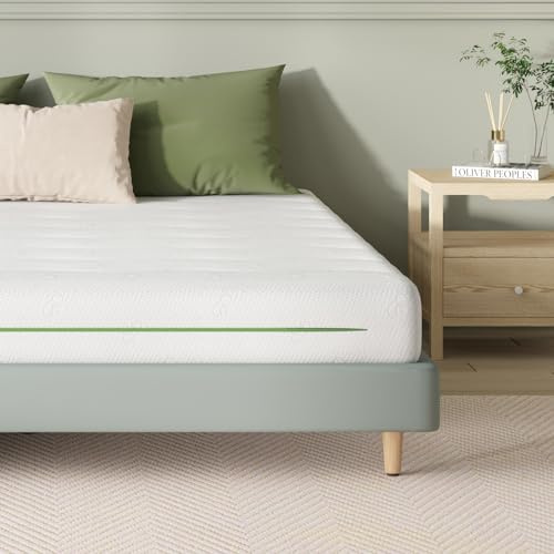 Novilla Matelas 80x200, Matelas en Mousse en Matériau Bambou, Épaisseur 16cm, Certifié Sûr et Fiable Par CertiPUR-US et OEKO-TEX, Démontable et Lavable, Tissu Doux Pour La Peau, Soutien Confortable