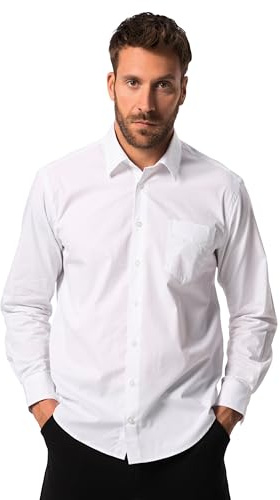 JP 1880 Hommes Grandes Tailles L-8XL Chemise à Manches Longues et col Kent. Coupe Modern Fit. Tall. 823925
