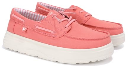 PITAS | Maya | Mocasines de Mujer | Náuticos Casual | Zapatillas de Tela | Zapatos sin Cordones | Deportivas Casuales | Calzado de Walkinpitas
