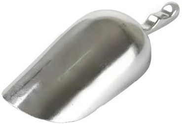 Paletta per il ghiaccio 2 pezzi di grandi dimensioni in lega alluminio for raschietto for ghiaccio in chicchi caffè(1080ml)