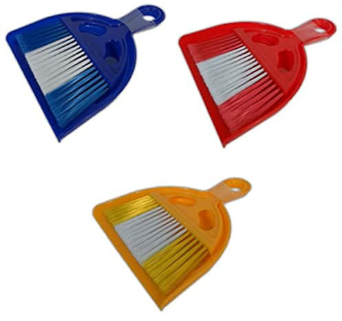 Titiz Mini Dusterpan Set with Brush. Assorted Colors By Super Utensil LTD.