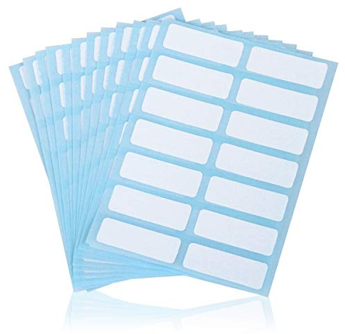 File Folder Labels Name Filing Envelopes Label Stickers, 0.5 x 1.5 in, Small Label Nametags for Jars, Bottles, Food Containers, File Folders (2 Pack)