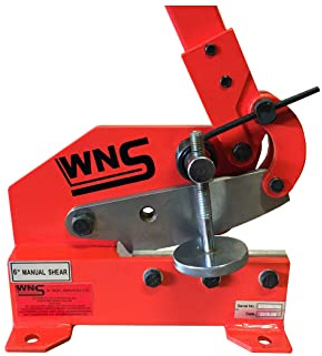 WNS Metal Lever Cropper Cutter Shear Guillotine 150mm 6 Blade Steel Flat Round