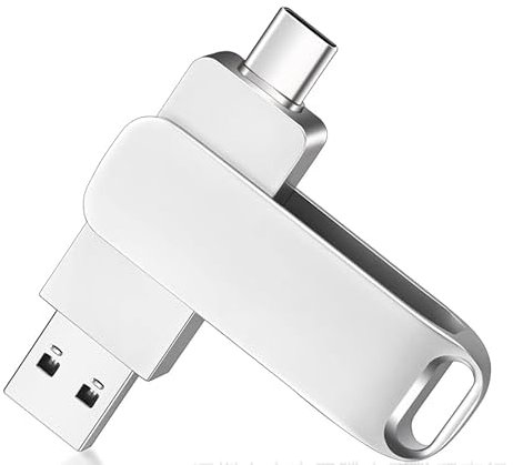 Powice USB C Stick 512GB Speicher bis zu 100 MB/s, USB3.0/Type-c Speicherstick 2-in-1 USB Stick USB C