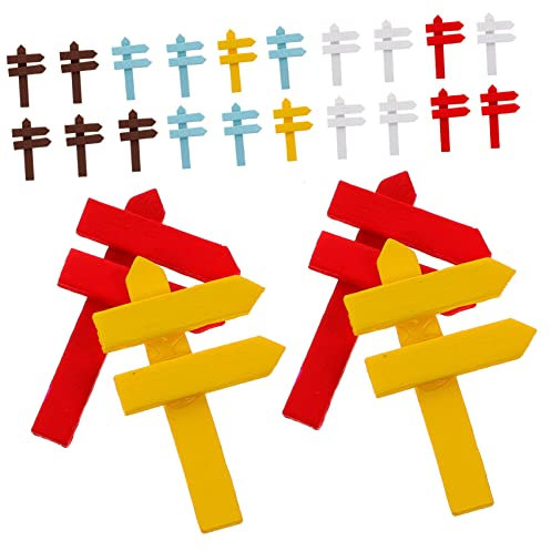 VANZACK 25pièces Mini Clôtures Décoratives Jouet De Maison Mini Outil De Jardin Miniature Décoration Intérieure Accessoire pour Maison