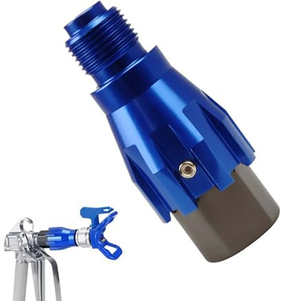 Giunto girevole per tubo spruzzatore airless, connettore per tubo ad alta pressione, rotazione a 360 gradi, parte di ricambio per applicazioni industriali per mobili da casa e soffitti