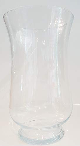 Vase große Glasvase klarglas Bodenvase Blumenvase, Windlicht mundgeblasen Kristallglas Höhe 40 cm, große Öffnung ca. 22 cm Oberstdorfer Glashütte