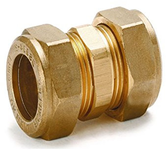 Raccords droits à compression En laiton 15 mm Par 1, 2, 4