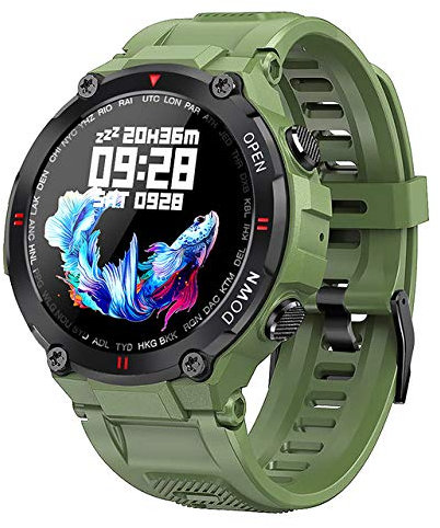 ASVIL K22 Montre intelligente pour homme avec traqueur de fitness Bluetooth Appel Musique Contrôle Téléphone portable Montre intelligente étanche pour femme