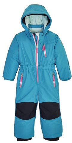 first instinct by killtec Kinder Skioverall/Schneeanzug mit Kapuze FISW 36 MNS ONPC, dunkelmint, 122, 42257-000