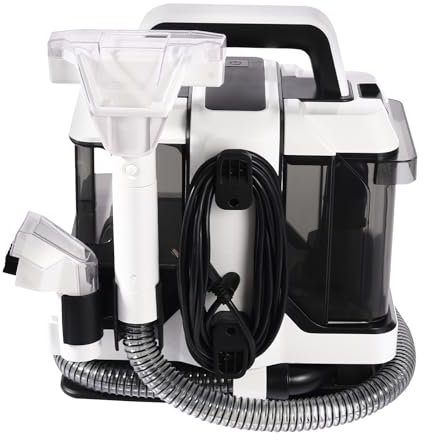 Donened - Nettoyeur de tapis, 450 W, nettoyeur de taches, machine de nettoyage pour tapis, moquettes, forte puissance d'aspiration pour lavage à l'eau, décontamination