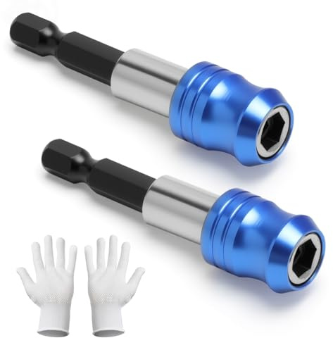 TMZELOA Portainserti Magnetico, Porta Inserti Magnetico per Avvitatore Set di Adattatori per Mandrino Prolunga a Stelo Esagonale Adatto per Trapani Porta Magnetico per Viti Dadi Trapano Avvitatore