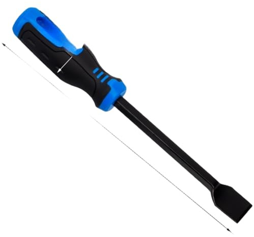 Vibsky Lot de 1 ou 3 racloirs robustes pour enlever la saleté, en acier au chrome vanadium avec revêtement anti-revêtement, 1 ou 3 pièces