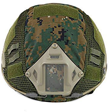 ATAIRSOFT Airsoft Taktische Helmabdeckung Für PJ/BJ/MH Typ Schnelle Helm Mit Zurück Beutel (DW)