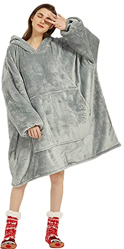 Übergroße Hoodie Sweatshirt, Original Decke Sweatshirt, super weiche gemütliche warme komfortable Riesen-Hoodie, Geeignet Kapuzenpullover für Erwachsene, Männer, Frauen, Jugendliche