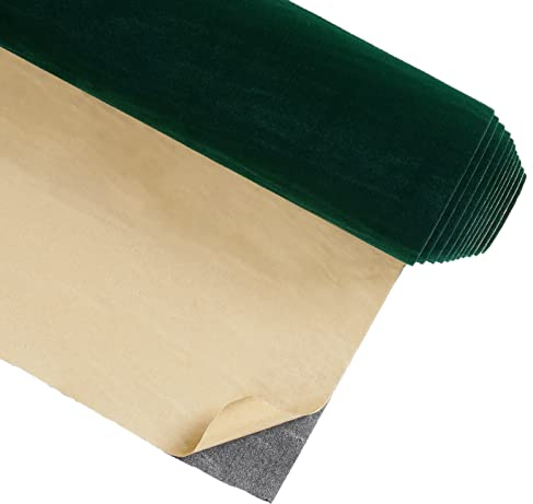 CRE8TIVE Grün Strukturtapete Selbstklebende Beflockter Stoff für Möbel Tapeziertisch Tapeten Wohnzimmer Vintage Dekofolie Möbelfolie Fototapete Schlafzimmer Arbeitsplatte Schrankfolie 30cm x 200cm