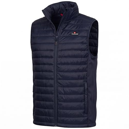Höhenhorn Dolden - Chaleco híbrido para hombre, chaqueta de plumón, chaqueta deportiva, azul oscuro, M